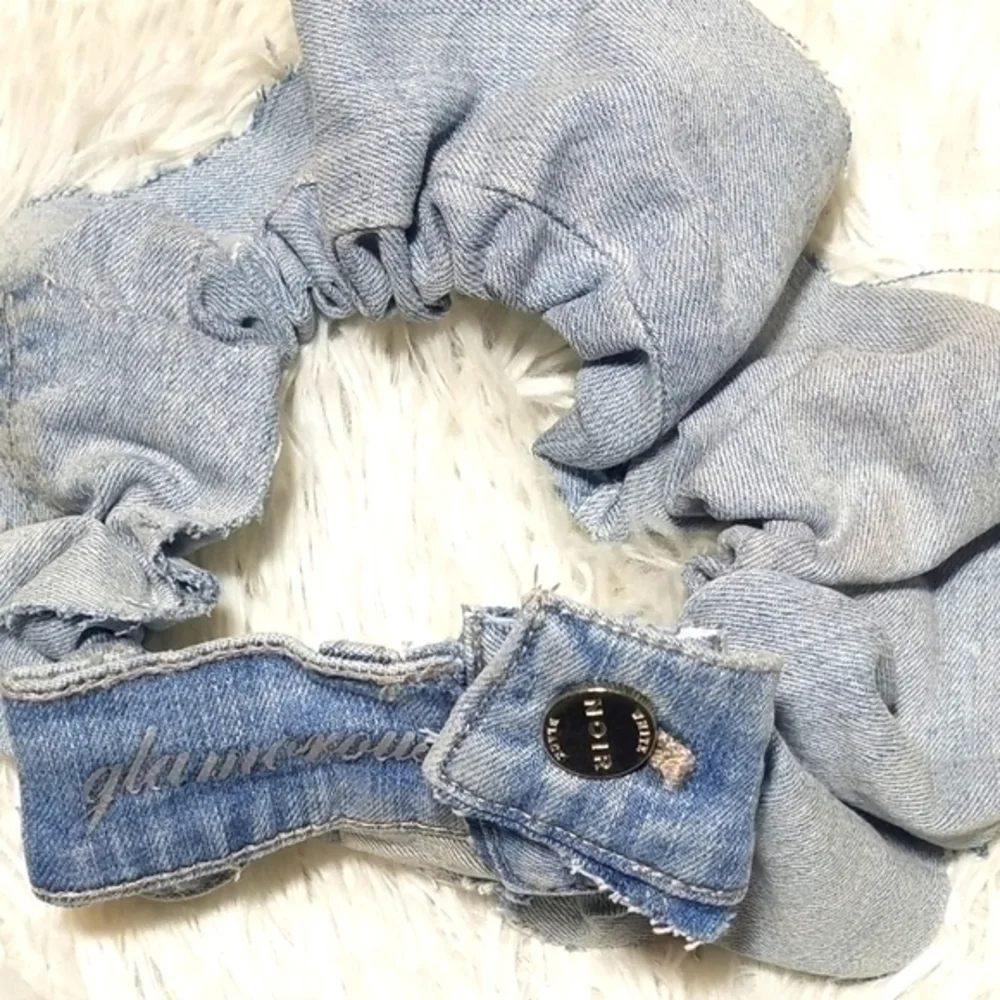 TASTY RAW EDGE DENIM HEADBANZ- 